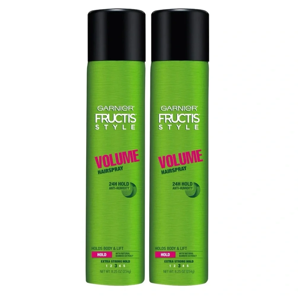 Garnier‎ Fructis Style Volume Hairspray - (2 sets: 4 cans)